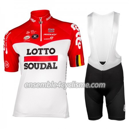 Tenue Maillot + Cuissard à Bretelles 2018 Lotto Soudal N001